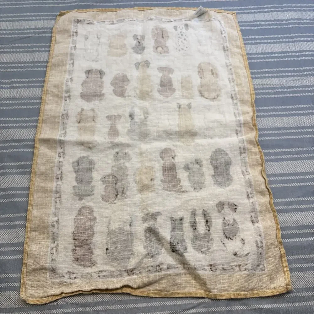 Ulster Weavers Kitchen Tea Towel Irish Linen Dogs In Waiting Made In Ireland